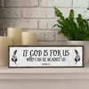 Christian Wall Art - If God Is For Us Who