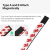 AOMAG A+B Flexible Magnetic Tape - Magnetic Strips with Adhesive