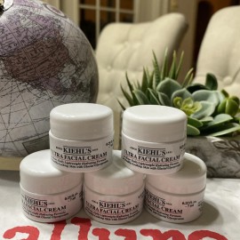 Kiehl's Lot 5 x Kiehl's Ultra Facial Cream 0.25 oz / 7mL Travel Face Moisturizer C1