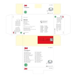 3M 3M Transpore Surgical Tape by The Roll, 1" (1 Roll)