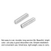 Meccanixity 12pcs Guitar Bridge Saddle Height Screws M3x12 Silver for