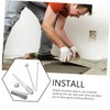 Operitacx 2 Sets Stainless Steel Caulking Tool Kit Concrete Finishing