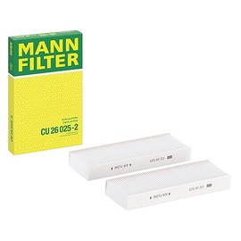 MANN-FILTER CU 26 025-2 Cabin Air Filter for Cars and Transporters
