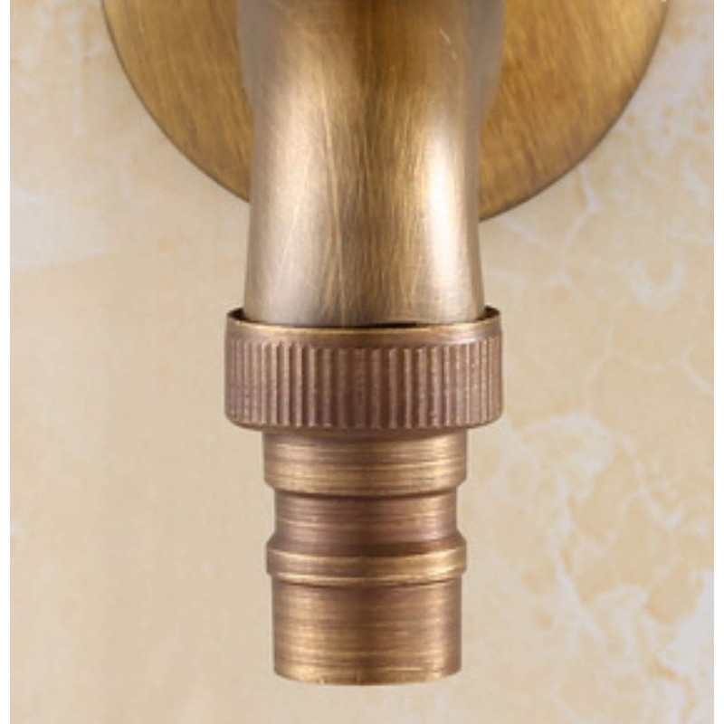 HappyHome Antique Retro Faucet Brass Lavatory Faucet Bathroom Faucet, Gardening