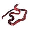 NQEUEPN 3D Printed Snake, PLA 3D Printed Cobra Black Red
