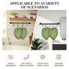 Sisher 2 Pack Cute Leaf Shaped Hand Towel,Kitchen Hand Towels