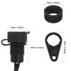 Domary Motorcycle USB Charging Socket Modified USB Chargers Adapter with