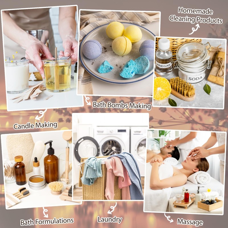 Essential Oil Set, 15 Pcs Fragrance Aromatherapy Oils for Skin,