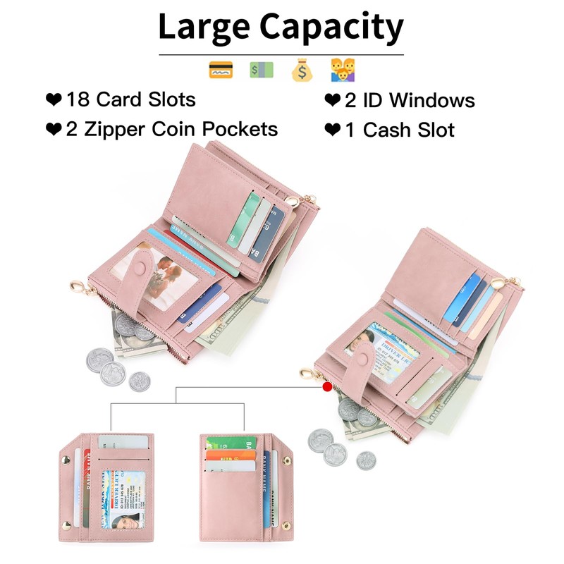 FALAN MULE Women's Small Purse with RFID Blocker, Small Purse