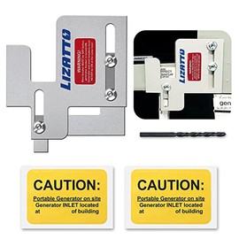 Generator Interlock Kit Compatible with Cutler Hammer BR Series 150 and 200 amp Panels, 1 1/4-1 7/16 inches Spacing Between Main and Branch Breaker