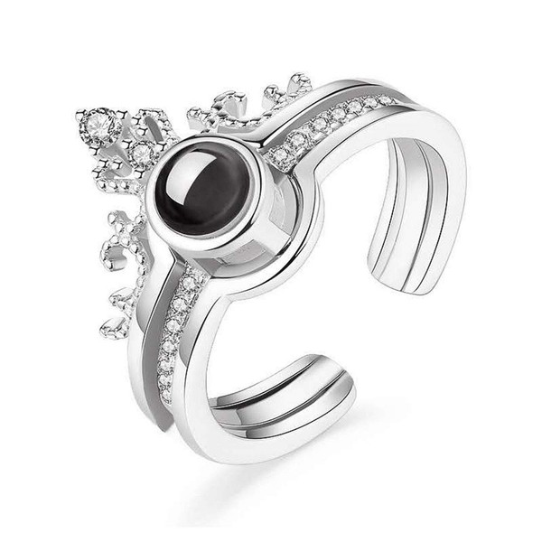 Brand 100 Languages I Love Crown Ring, Women's, One Size,