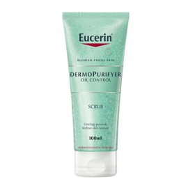 EUCERIN DERMOPURIFIER OIL CONTROL SCRUB FOR BLEMISH PRONE SKIN 100ml Latest 2018 By Total Body Care UK