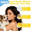 Qyeejong Non-Slip Dog Bowl 7.1", Shallow Pet Dish BPA-Free, 100%