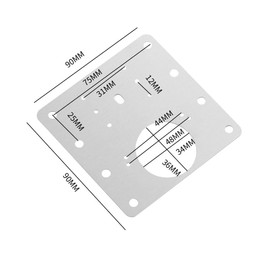 8 PCS Hinge Repair Plate,Stainless Steel Fix The Hinge Side Plate Repair Piece with Mounting Screws for Wood,Kitchen,Cabinet Door,Furniture, Shelves