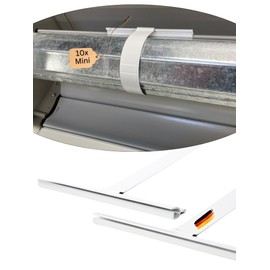 Rollwin 10 x Roller Shutter Suspension Spring Mini - 15 cm Roller Shutter Brackets Mini Roller Shutter Suspension Steel Spring Mounting Spring Steel Strap Hanger Roller Shutter Springs Suspension Mini