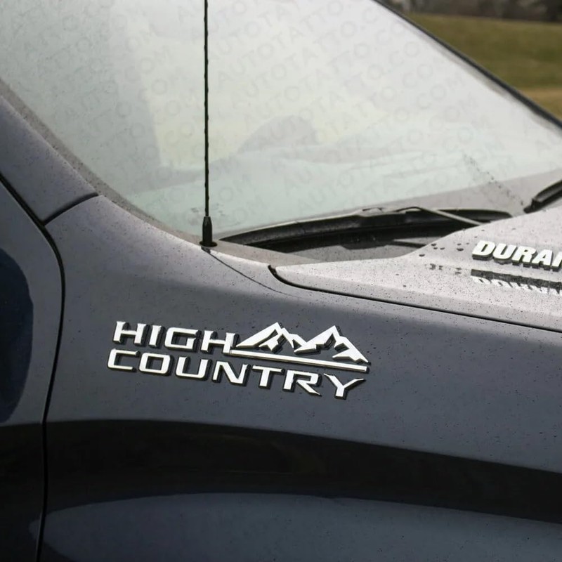 Generic 1PC 2019-2024 Tahoe Silverado High Country Tailgate Letter Logo