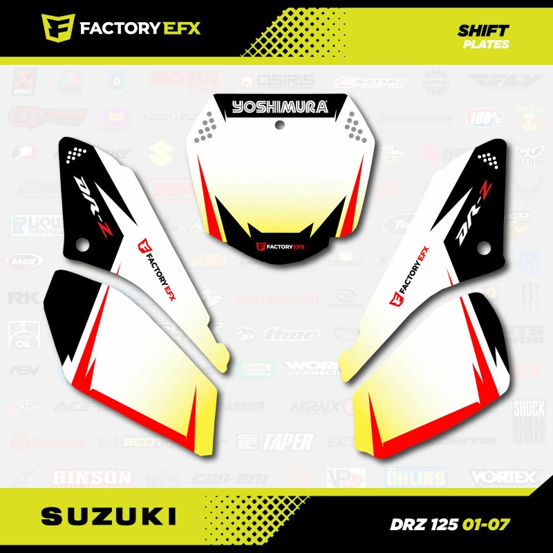 Factory EFX Racing Graphic Kit fits Suzuki DRZ125 01-07 DRZ