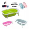 Beauty Bañera Y Cojin Bebe Tina Plegable Ligera