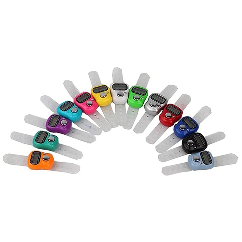 ASDSH Small Number Counter Finger Counter Digital LED Mini Resettable