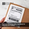 4.25 x 5.5 Rectangle Labels - Permanent, White Matte -