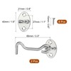 sourcing map 3 Inch Hook and Eye Latch for Doors,