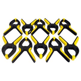 LOT of 10 - Nylon 9" SPRING CLAMPS Heavy Duty 3" Jaw Opening