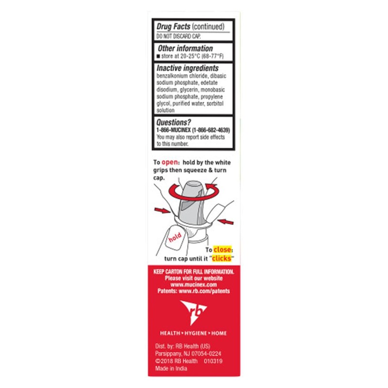 Mucinex Sinus-Max Severe Nasal Congestion Relief Sinus & Allergy Nasal