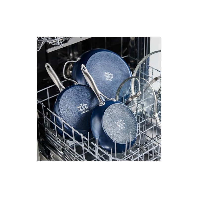 GreenPan Performance Pro Ceramic Nonstick 10" and 12" Frypan Set,