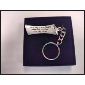 Class of 2019 PSALM 25 Show me Your ways OLord Teach me .... Key Ring 4 1/4 Inch