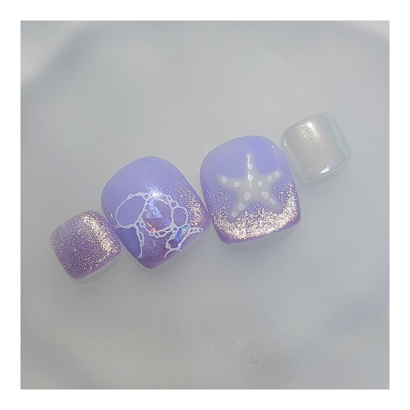 Violet Ocean Pedi Tip - Buy only the thumb tip