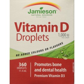 Jamieson Vitamin D Droplets 1,000IU 11.4ml Liquid