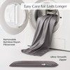 ZonLi Weighted Body Pillow 8.5 lbs, Cooling Bamboo Rayon Cover,