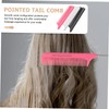 SAFIGLE 3pcs Stretch Pointed Tail Combs Handle Hair Rake for