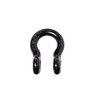 2 Pack Black - Rigging 5/8" Bow Shackles D Ring