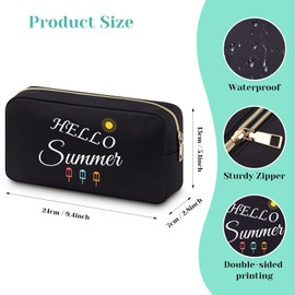 Summer Gifts for Women Makeup Bag Beach Summer Travel Gifts for Women Summer Decor Beach Bag Summer Lover Gift Cosmetic Bag Beach Vacation Essentials Summer Gifts for Women Beach Lover
