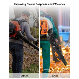 Ignition Coil Fit for Echo PB580 PB-580H PB-580T Shindaiwa EB600RT Replace A411001620 A10058 A411001621, Backpack Leaf Blower Engine Ignition Module with Spark Plug Filters