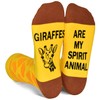 Giraffe Gifts for Women, Funny Giraffe Non-Slip Socks Giraffe Lover