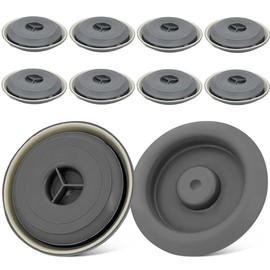 Pack of 10 Grommet Underbody Plugs, Rubber Plugs, Waterproof Rubber Plugs, Underbody Plugs, Seal Rubber Grey, for Chassis Boot Seal, Practical Vehicle Care Accessories