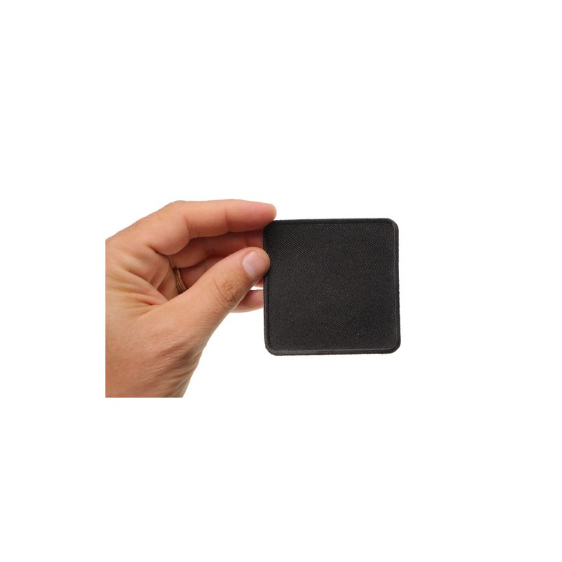 Ivamis Black 3 Inch Square Blank Patch- 3x3 inch -