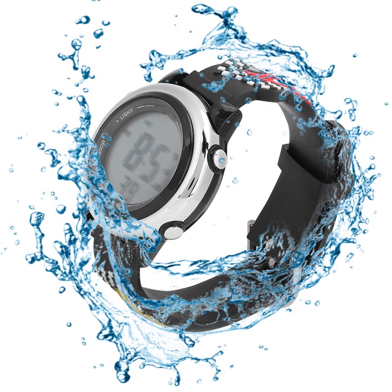 Multifunction Electronic Wrist Watches Luminous Waterproof Cartoon LED Children Watch
