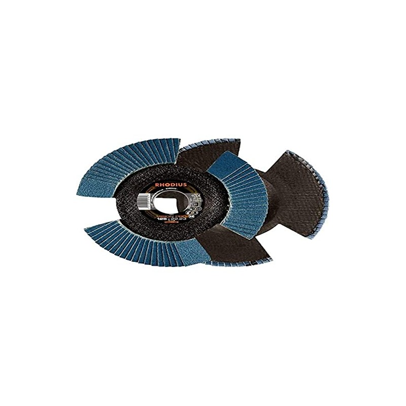 RHODIUS Vision Pro Flap Disc 125 x 22.23 mm K80