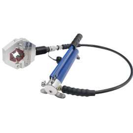 Hydraulic AC Crimping Tool Hydraulic AC Hose Crimper Manual A/C Hose Crimper Kit Air Conditioning for Barbed and Beaded Hose Fittings Auto Reparing Tool(7842M) (IG-7842M w/Manual Pump)