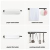 2 PCS Under Cabinet Paper Towel Holder for Kitchen,TONLEA Drilling