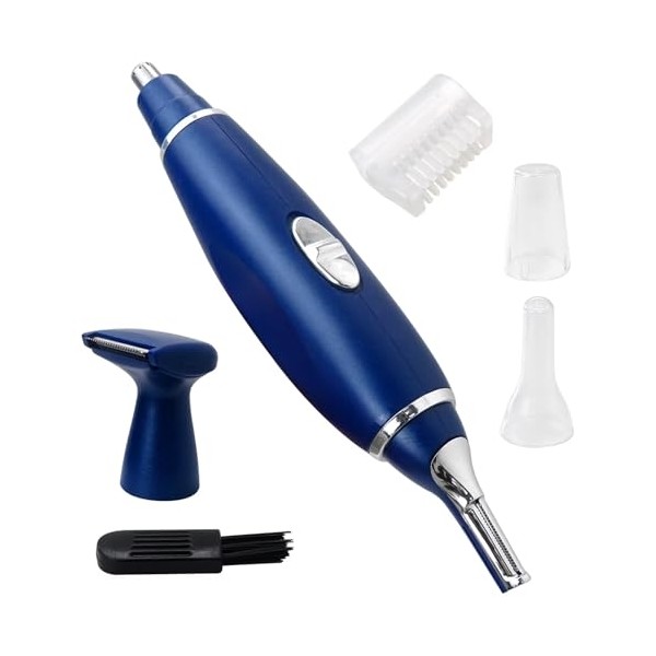 New Blue Electric Ear Beard Nose Hair Trimmer Eyebrow Mustache