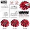 Floral Diatomaceous Earth Floor Mat 3D Flowers Pattern Bath Mat