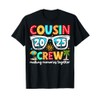 Cousin Crew 2025 Summer Vacation Beach Family Trip Matching T-Shirt