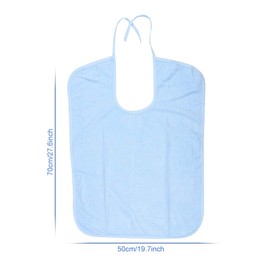 Professional Adult Bib, Elderly Waterproof Bib, Adult Mealtime Saliva Towel + Dining Apron Clothes Protector for Women & Men - Protect Clothes Tidy (50 * 70-1#)