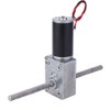24V Dual Shaft Metal Gearbox Turbo Worm Speed Reduction Gear