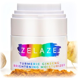 Zelaze Turmeric Ginseng Brightening Moisturizer Skincare Comfort + Moisturizing +Hydrate +Skin Repair+ Moisture+ Vitamin C+ Turmeric + Even Skin Tone + Dark Spots