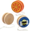 Baker Ross FC849 YoYos Wooden - Pack of 4 JoJos